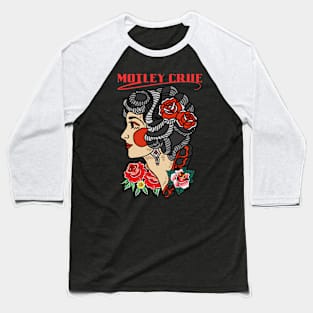 MOTLEY CRUE MERCH VTG Baseball T-Shirt